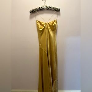 HNTR the label yellow maxi dress, never worn new with tags